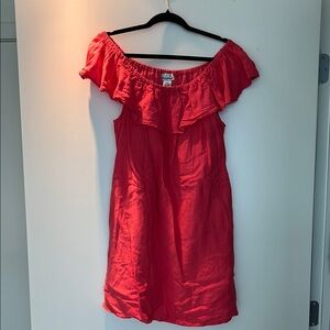 Tommy bahama Elegant Off-Shoulder Pink salmon Dress